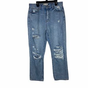 Blank Paige Denim Jeans Distressed Relaxed Tapered